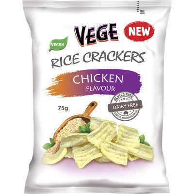 VEGE RICE CRACKERS - CHICKEN