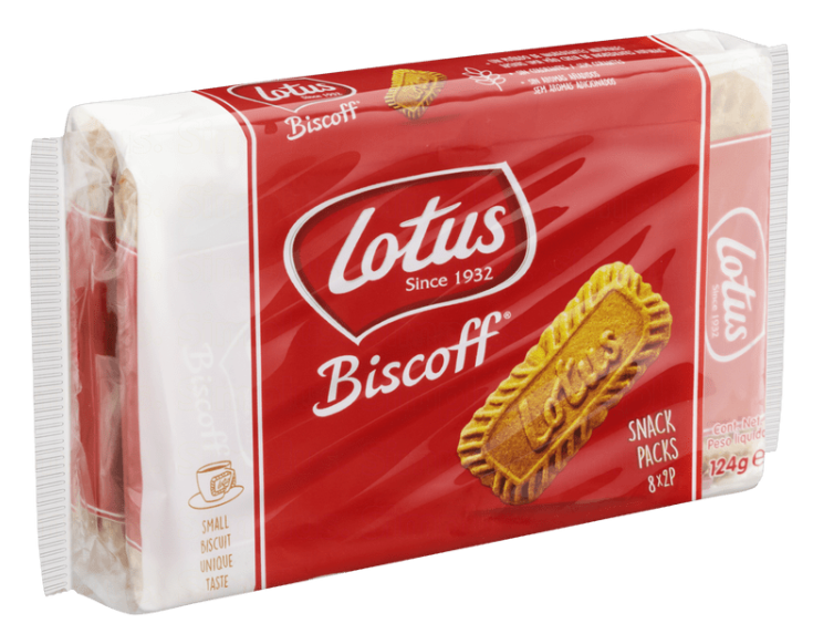 Lotus Biscoff 焦糖餅乾 - SNACK PACKS 8X2P (124g)