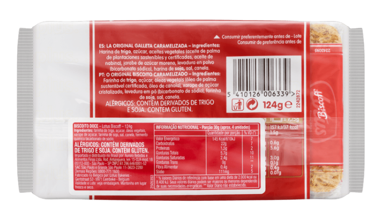 Lotus Biscoff 焦糖餅乾 - SNACK PACKS 8X2P (124g)