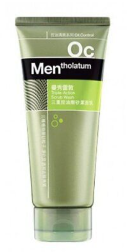 曼秀雷敦 三重控油磨砂潔面乳 100克