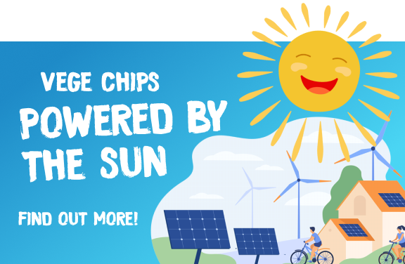 VEGE CHIPS - SEA SALT & VINEGAR FLAVOUR