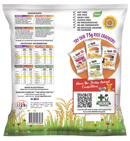 VEGE MINI RICE CRACKERS - Multi-Pack